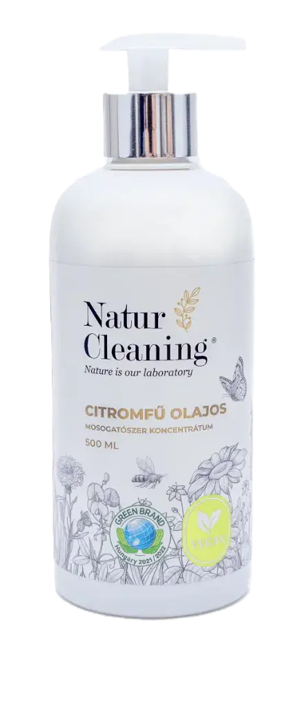 Naturcleaning opvaskemiddel koncentrat med Citrongræsolie