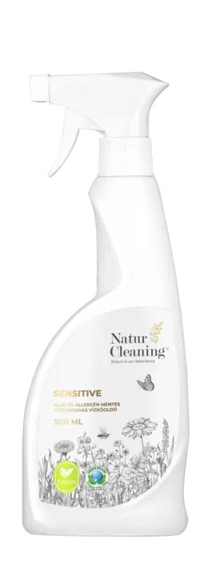 Naturcleaning Sensitive afkalkningsmiddel med citronsyre uden parfume og allergener